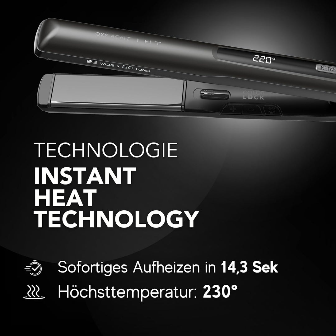 Gama Italy Professional Professionelles Glätteisen G-Style Oxy Active IHT Classic Oxy-Active Technol