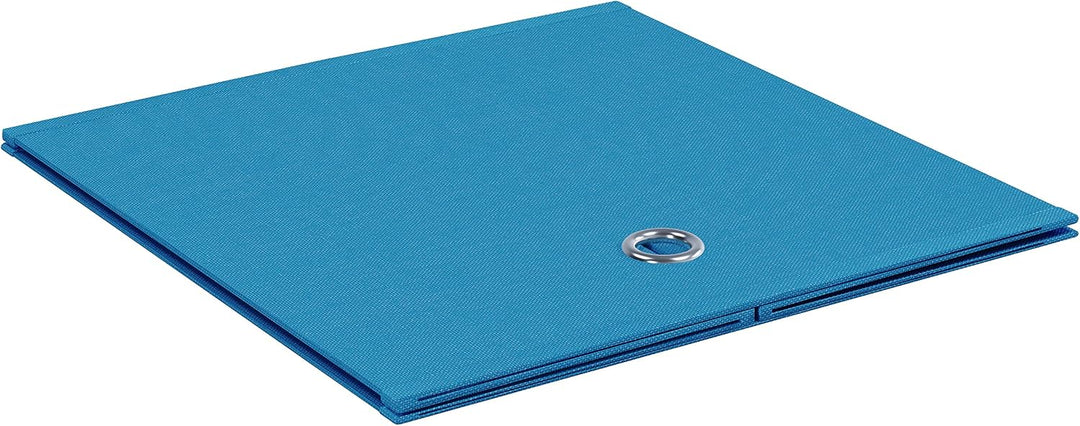 VCM 10er Set Faltbox Klappbox Stoff Kiste Faltschachtel Regalbox Aufbewahrung Boxas Blau, Blau