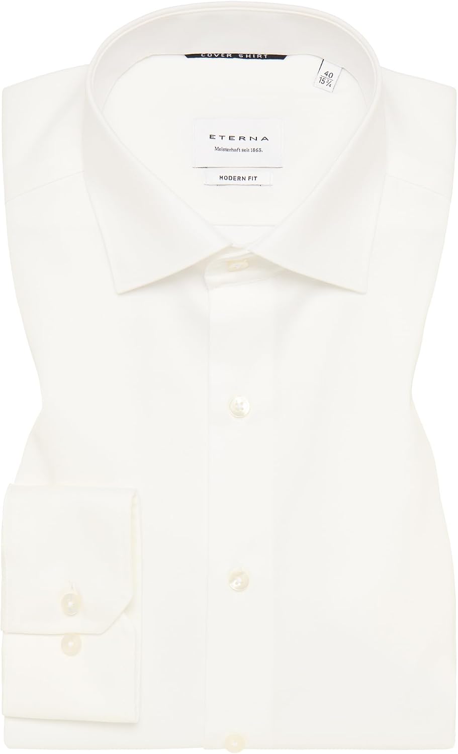 ETERNA Herren Cover Shirt MODERN FIT 38 Kragen / 67 Ärmel Beige, 38 Kragen / 67 Ärmel Beige